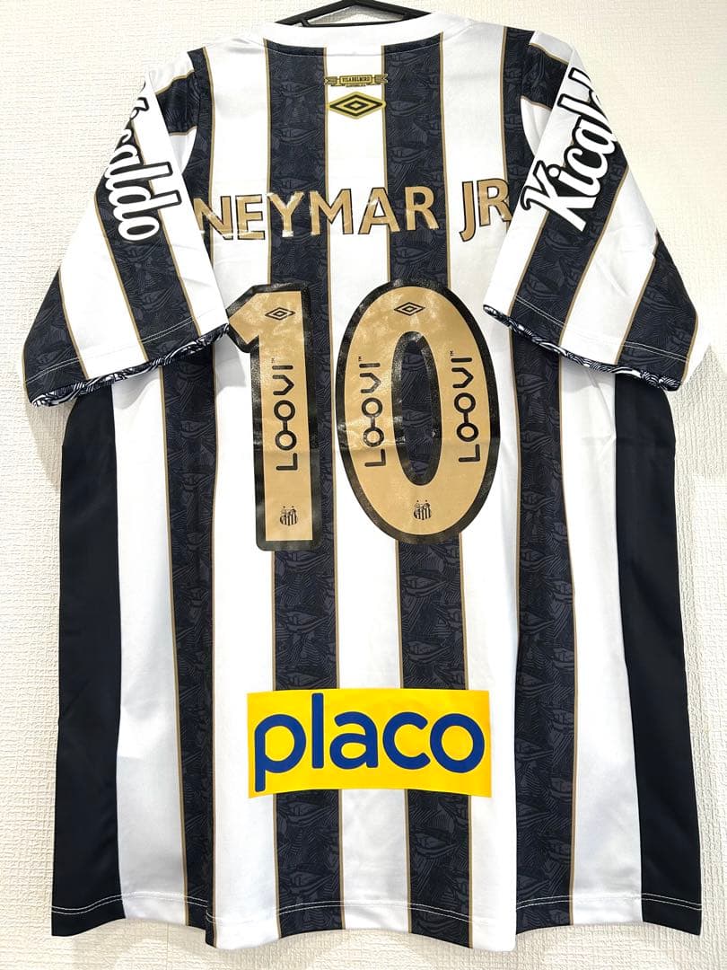 新品タグ付き　2025 サントスFC アウェイジャージ　ネイマールNo.10