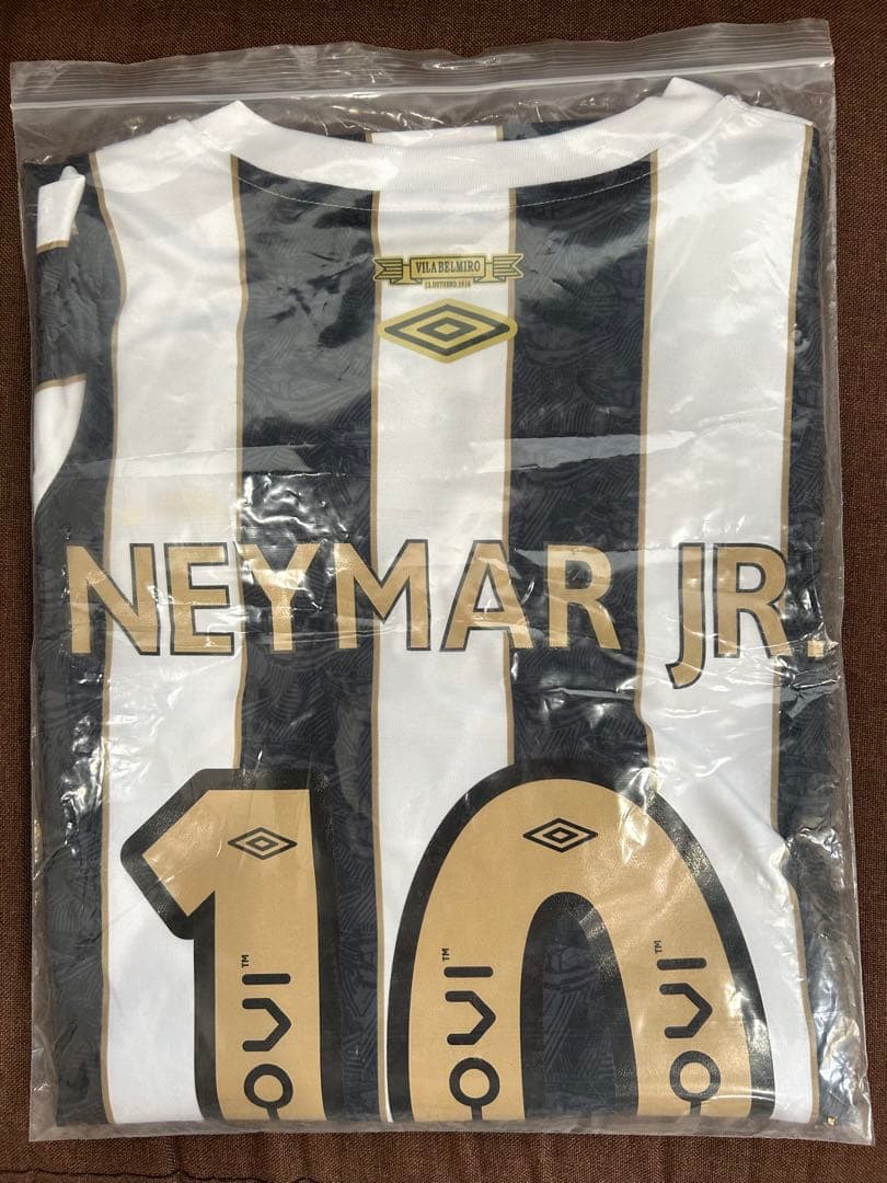 新品タグ付き　2025 サントスFC アウェイジャージ　ネイマールNo.10