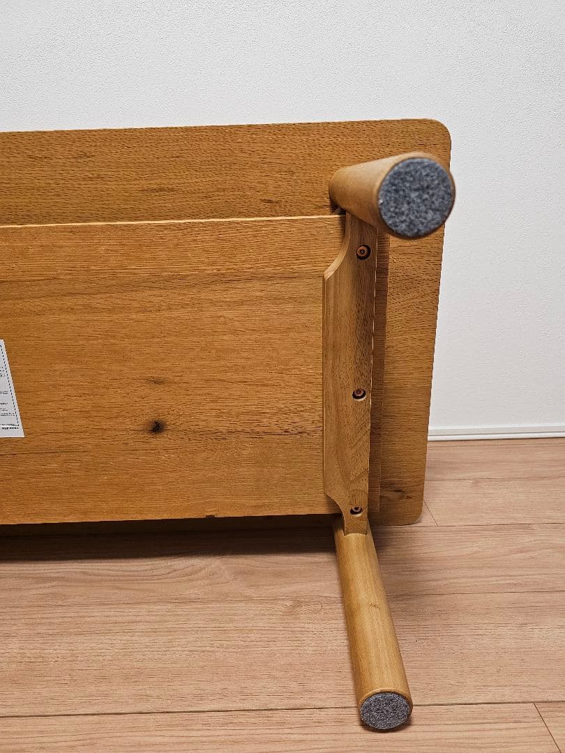 【無印良品/MUJI】ローテーブル（木製/長方形座卓/机/ナチュラル）