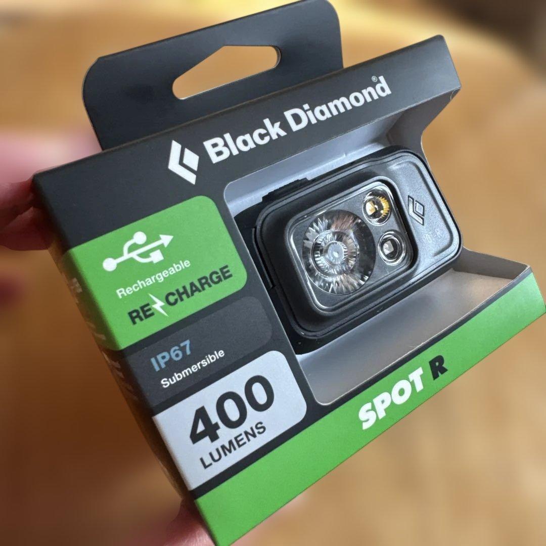  SPOT R 充電式 ヘッドランプ 400ルーメン