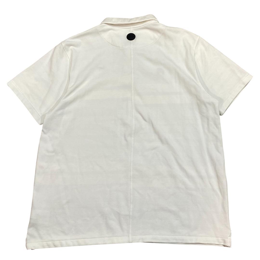 マルボン ゴルフ×ナイキ 半袖 ポロシャツ XL ホワイト ロゴ柄 メンズ