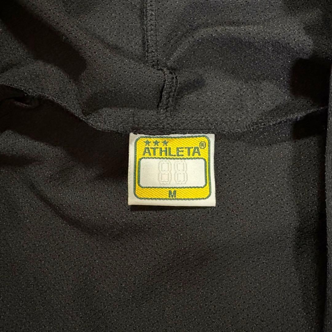 【新品 未使用】ATHLETA フード付きジャージ ブラック メンズM