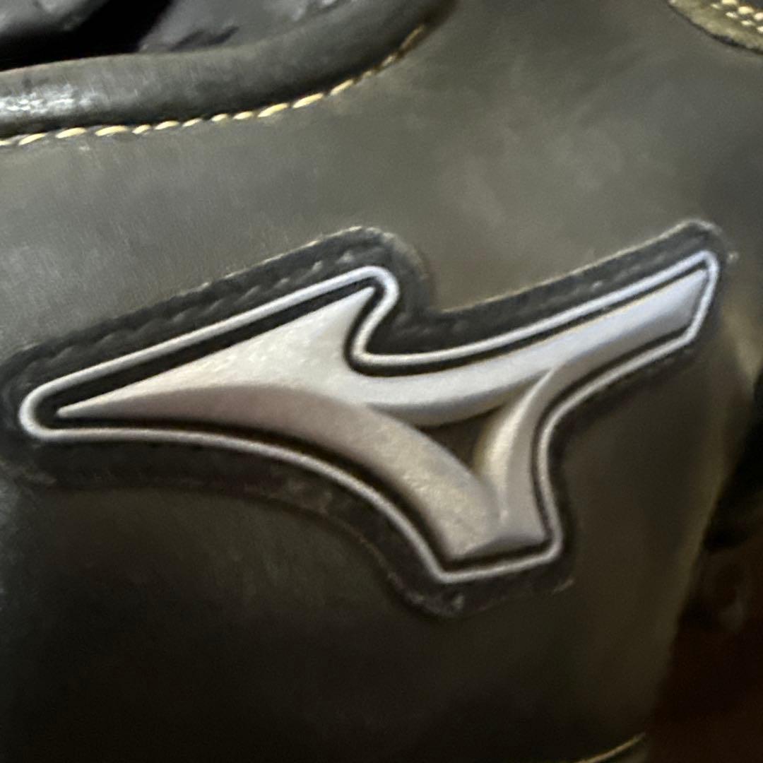 Mizuno 黒 レザー 硬式グローブ