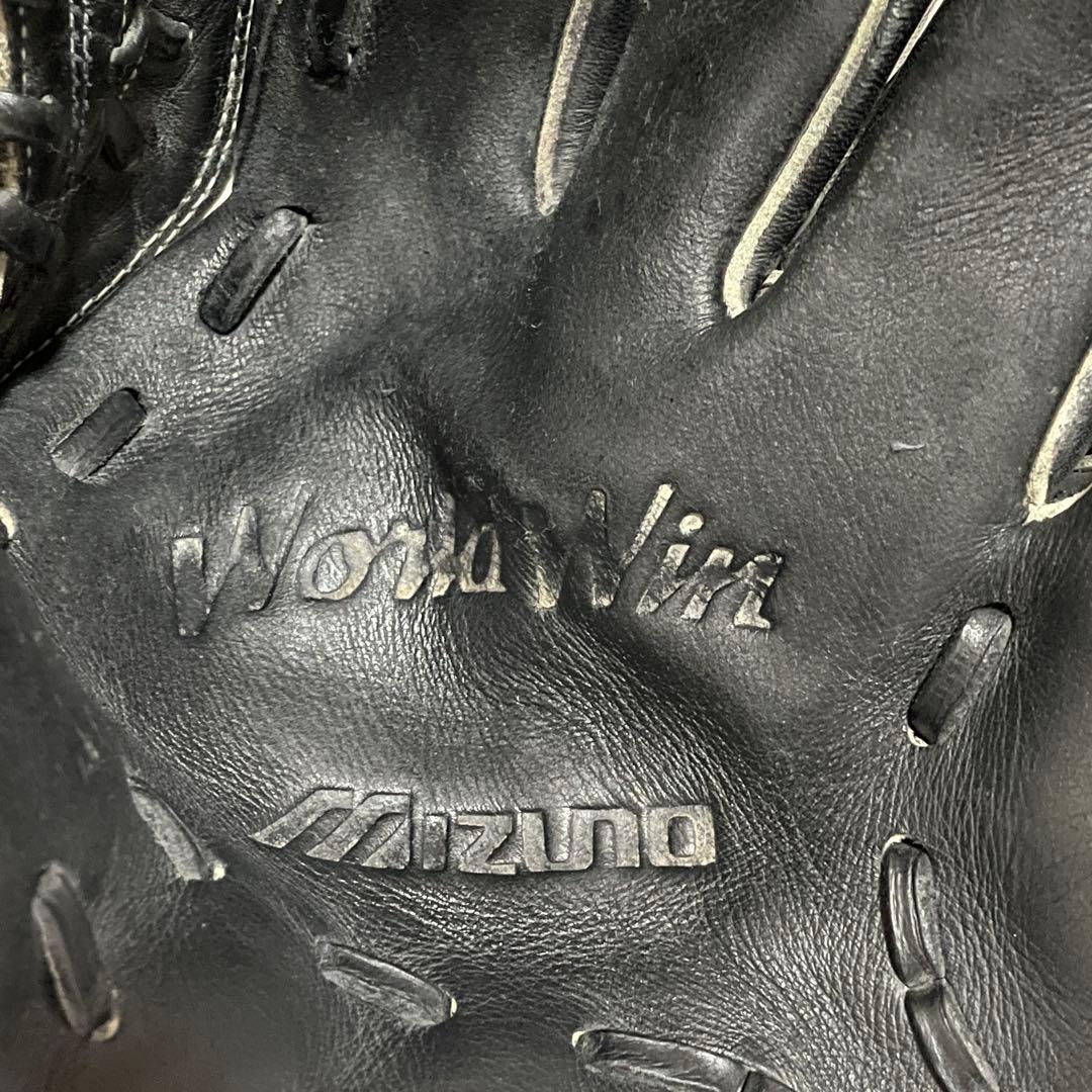 【激レア】 MIZUNO ワールドウィン 軟式グローブ ブラック オイル付き