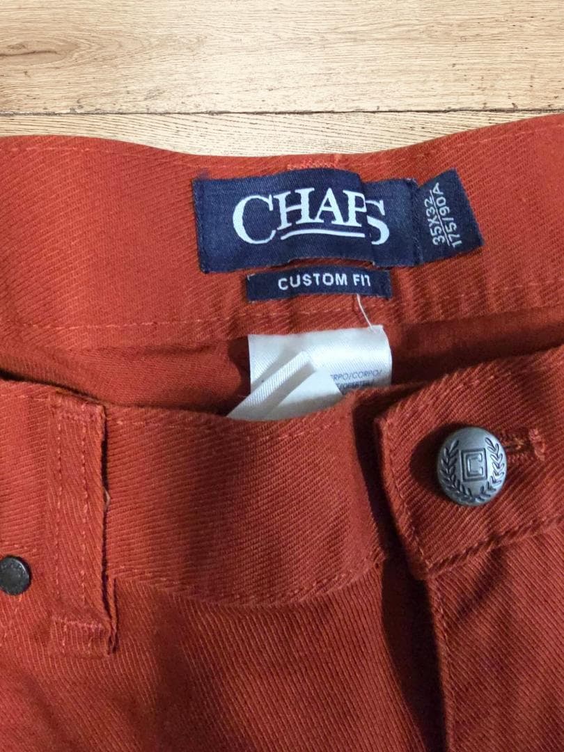 【新品未使用】ラルフローレンCHAPS カスタムフィットD/ORANGE35