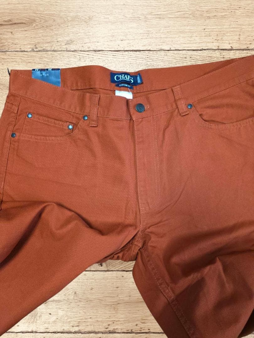 【新品未使用】ラルフローレンCHAPS カスタムフィットD/ORANGE35