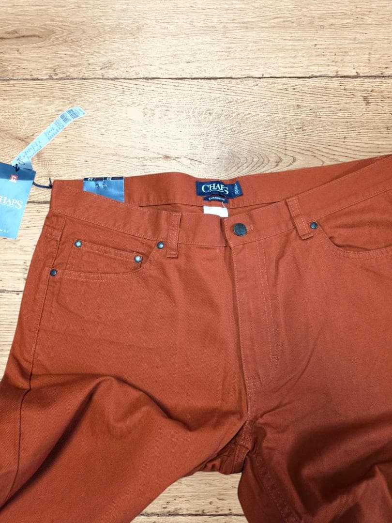 【新品未使用】ラルフローレンCHAPS カスタムフィットD/ORANGE35