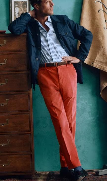 【新品未使用】ラルフローレンCHAPS カスタムフィットD/ORANGE35