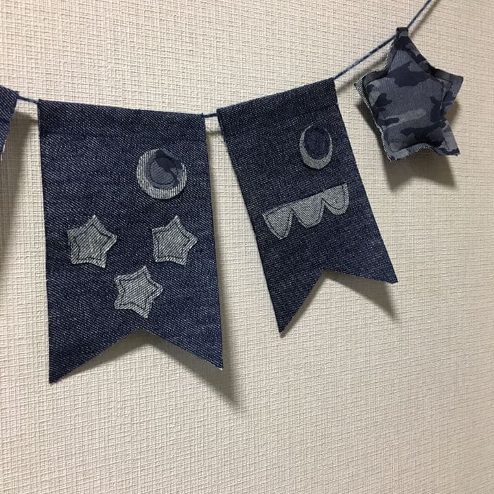 handmade☆かぶれる兜 DENIM×カモフラージュ 2019