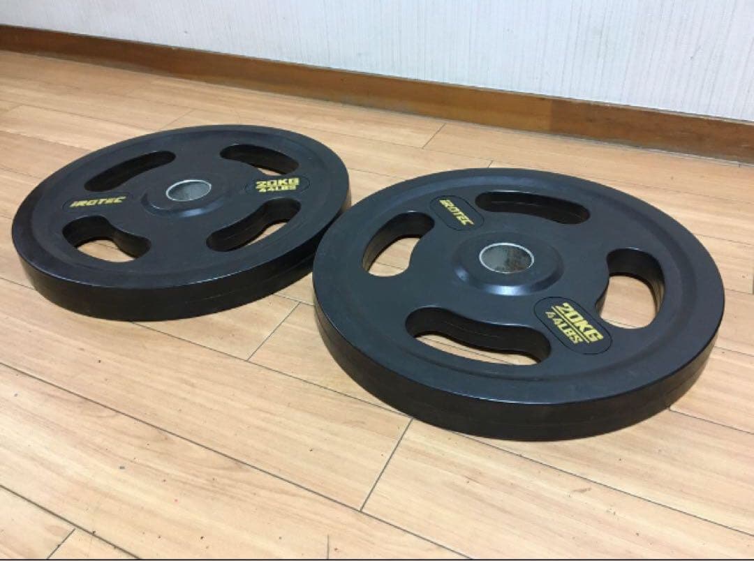 ①アイロテックIROTEC プレート20kg x 1枚穴径50mm(同時購入)