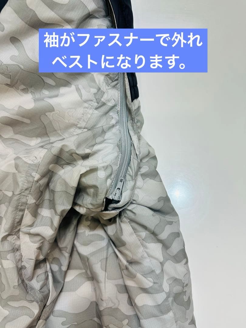 Callaway 迷彩柄 ジップアップジャケット　綿入りジャンパー　ブルゾン