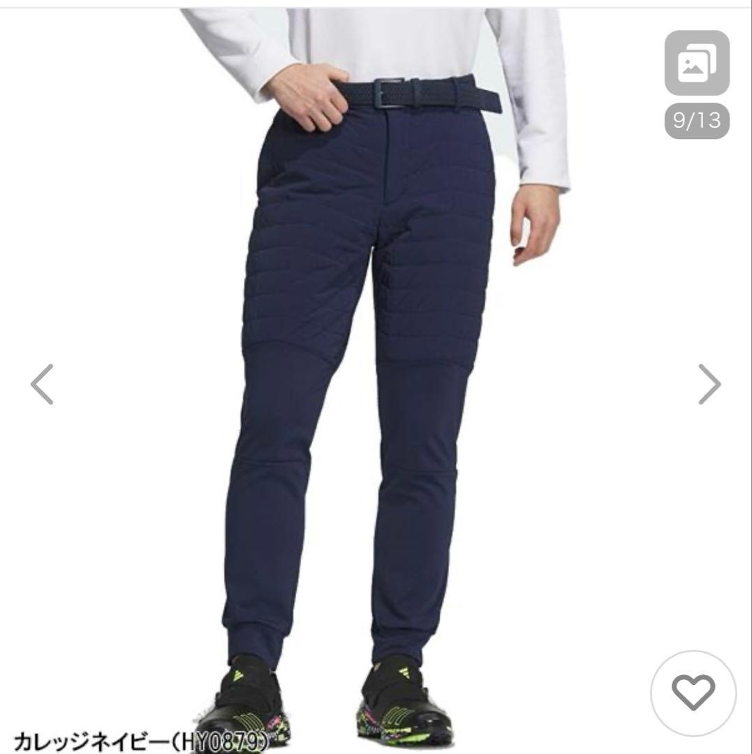 adidas ゴルフパンツ　メンズ　新品　キルティング　中綿　アディダス