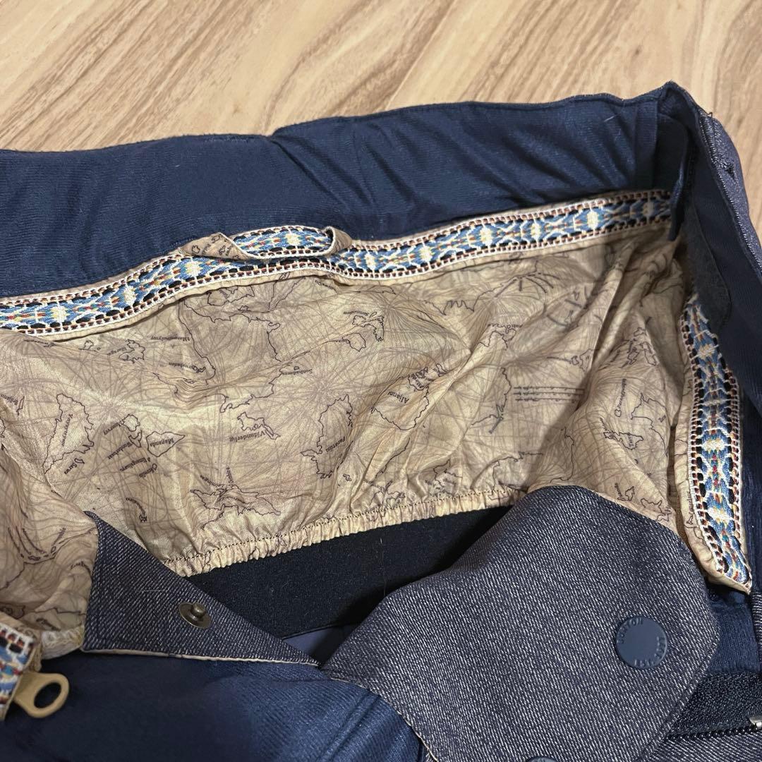 BURTON デニム スノーボードパンツ S レディース スキーウエア 美品