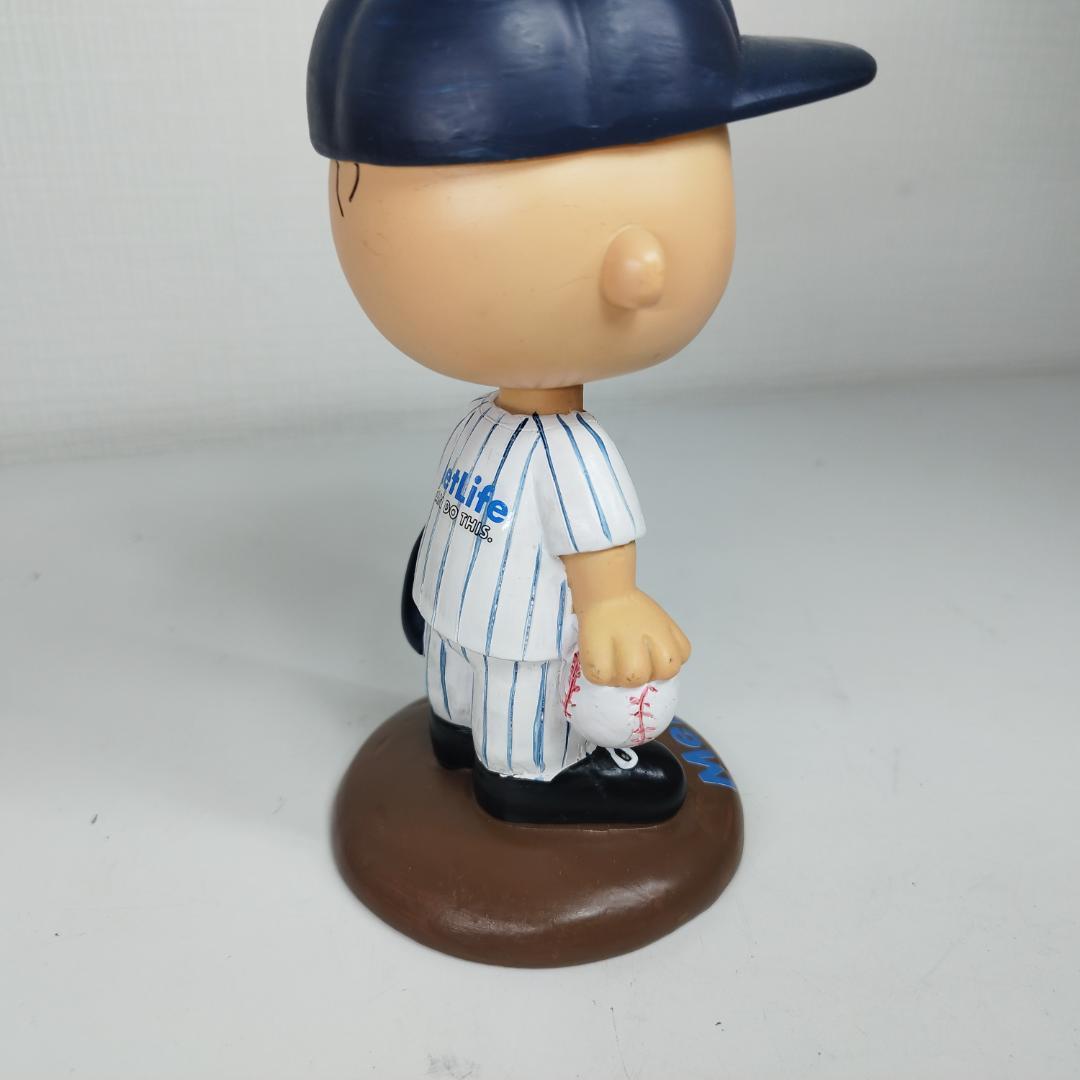 チャーリー・ブラウン ヤンキース ボブルヘッド フィギュア 非売品 美 II1Z