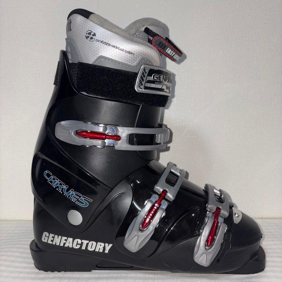 【GENFACTORY / CARUE5】 スキーブーツ 27cm ブラック