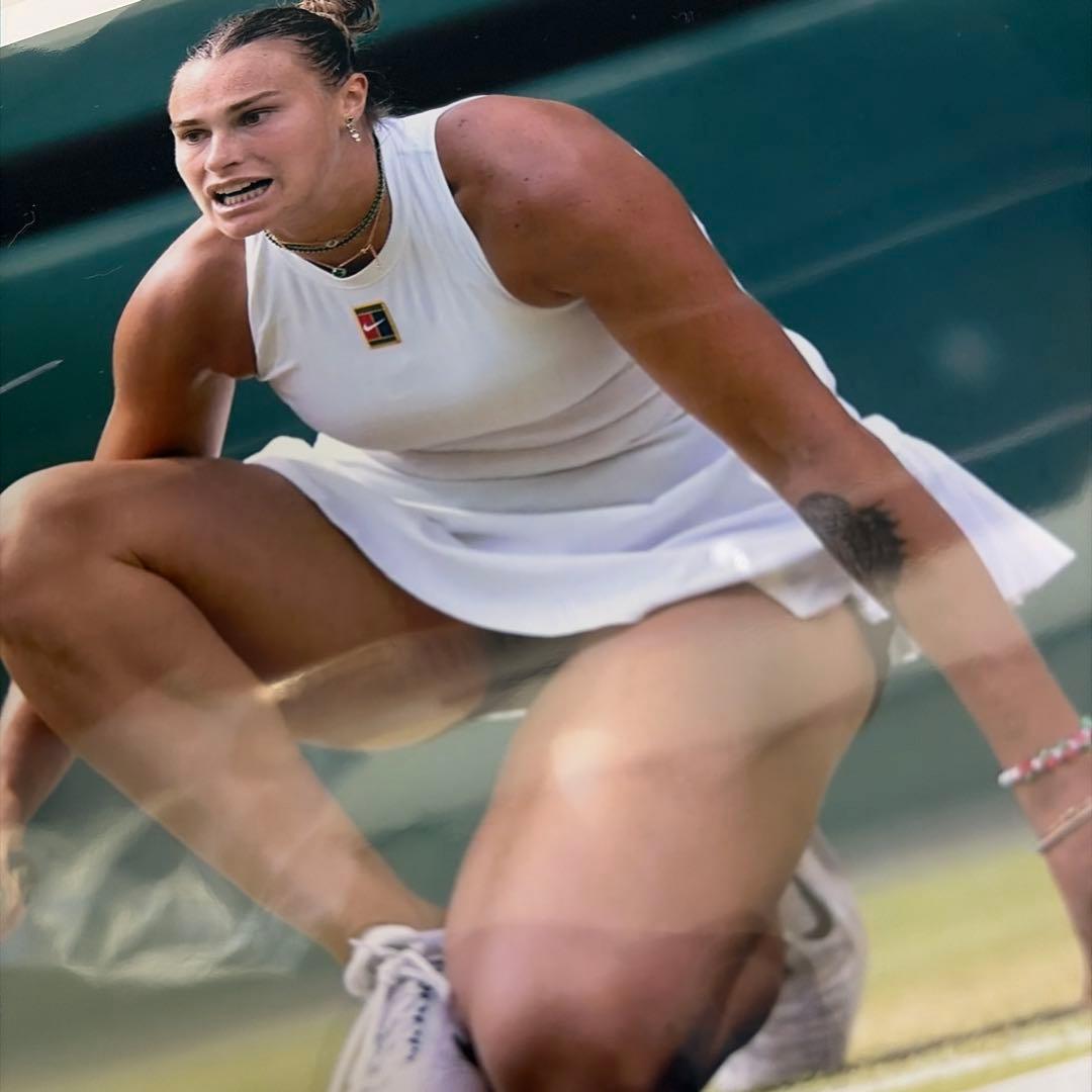 女子テニス チャンピオン　アリーナサバレンカ　直筆サイン入りフォト