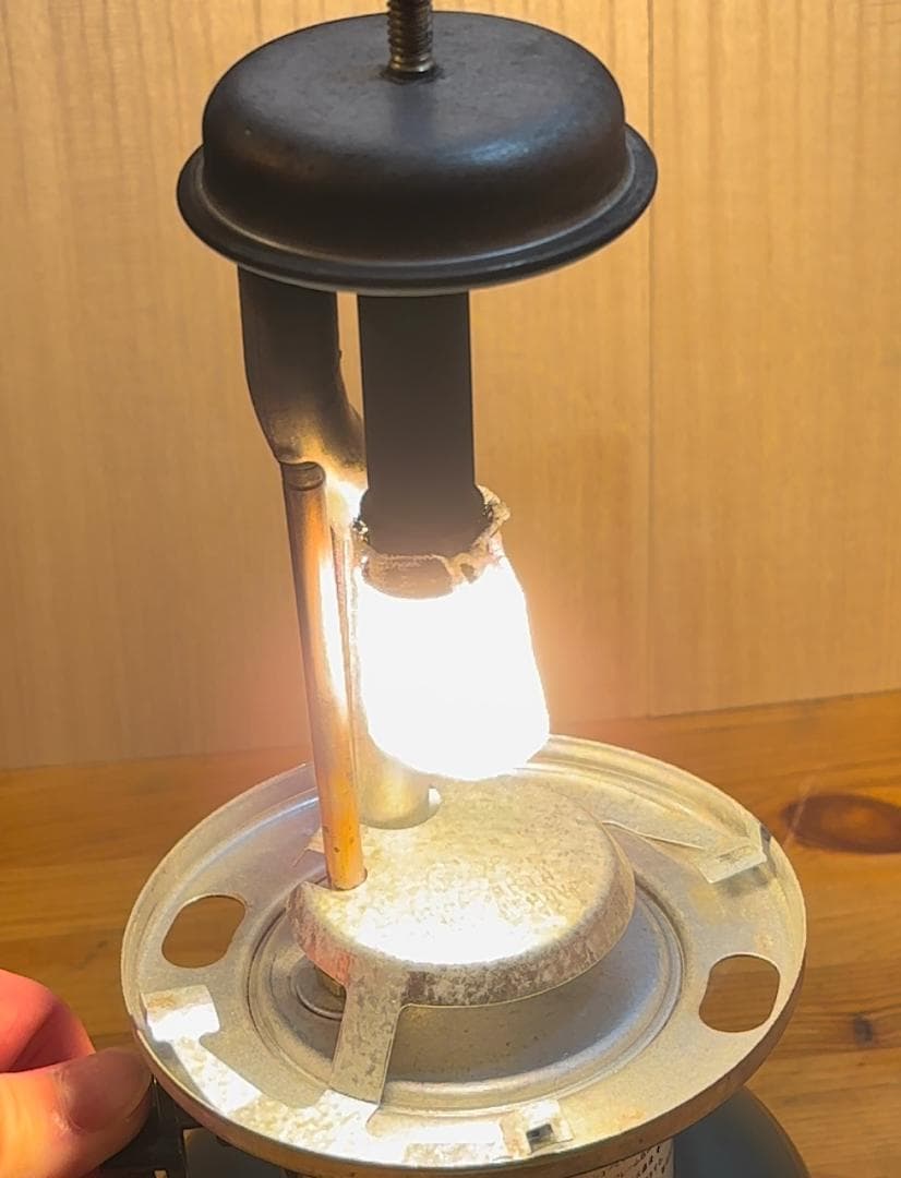 コールマン ガソリンランタン 286A ケース マントル 付 動作品 状態良好