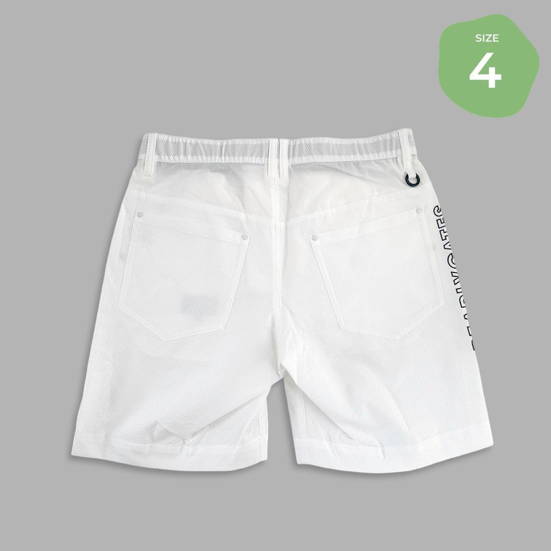 633 パーリーゲイツ定価26,400円ドットエアホワイトショートパンツ4 M