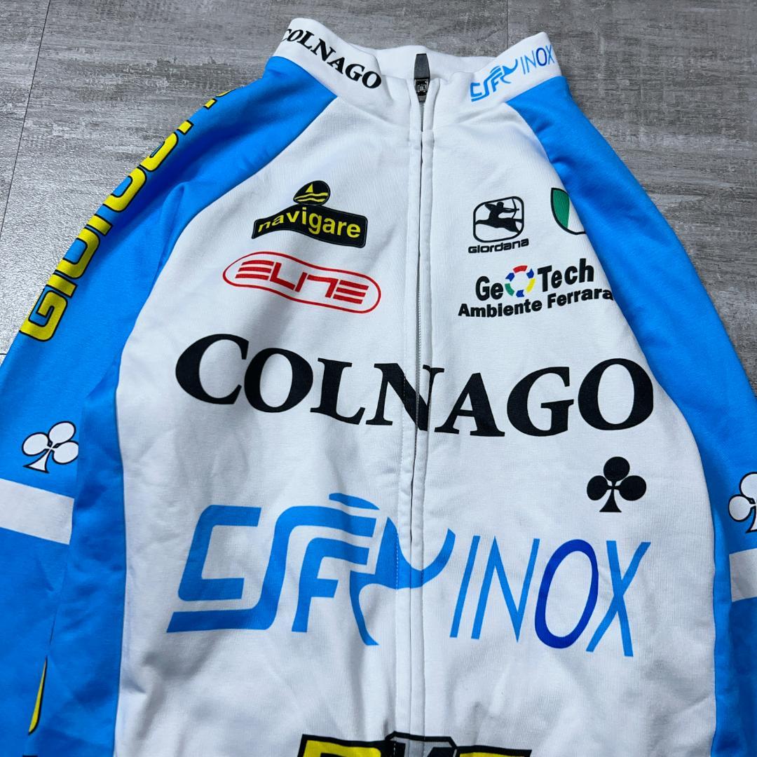 美品 COLNAGO CFR INOX サイクルジャージ 長袖 セットアップ S