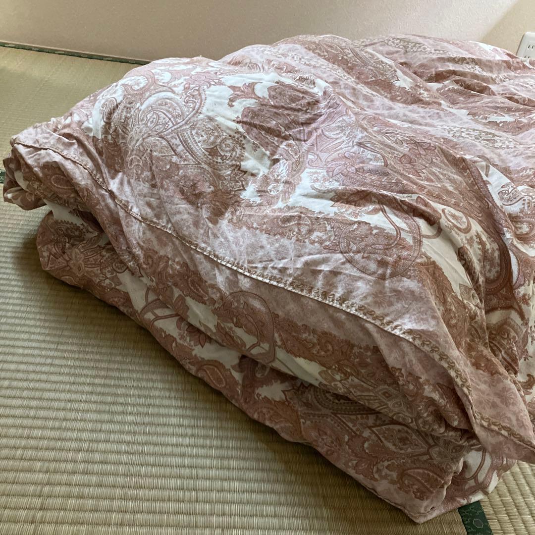 西川リビング　羽毛掛けふとん　シーツ　シングル