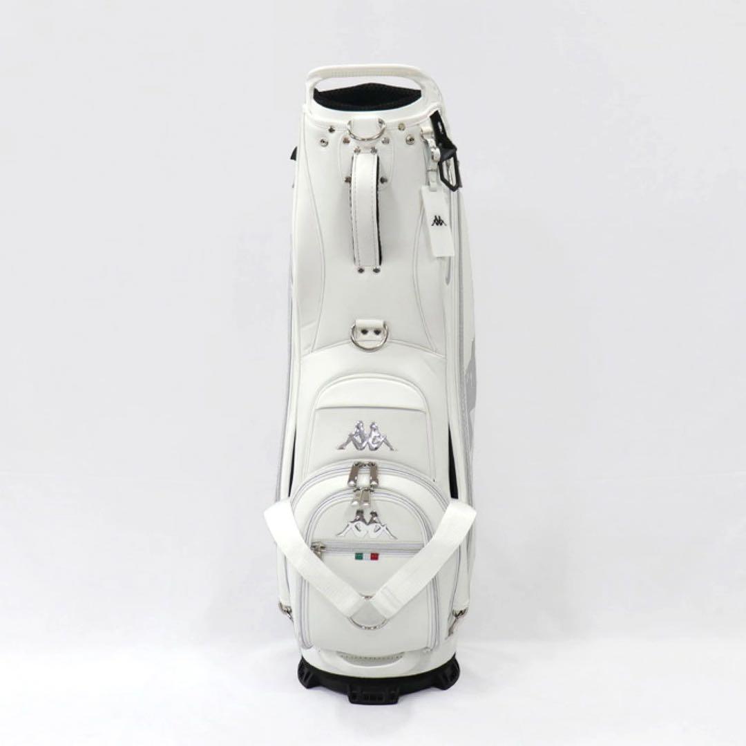 【新品】カッパ ゴルフ KP-CB0001 キャディバッグ 9型 ホワイト