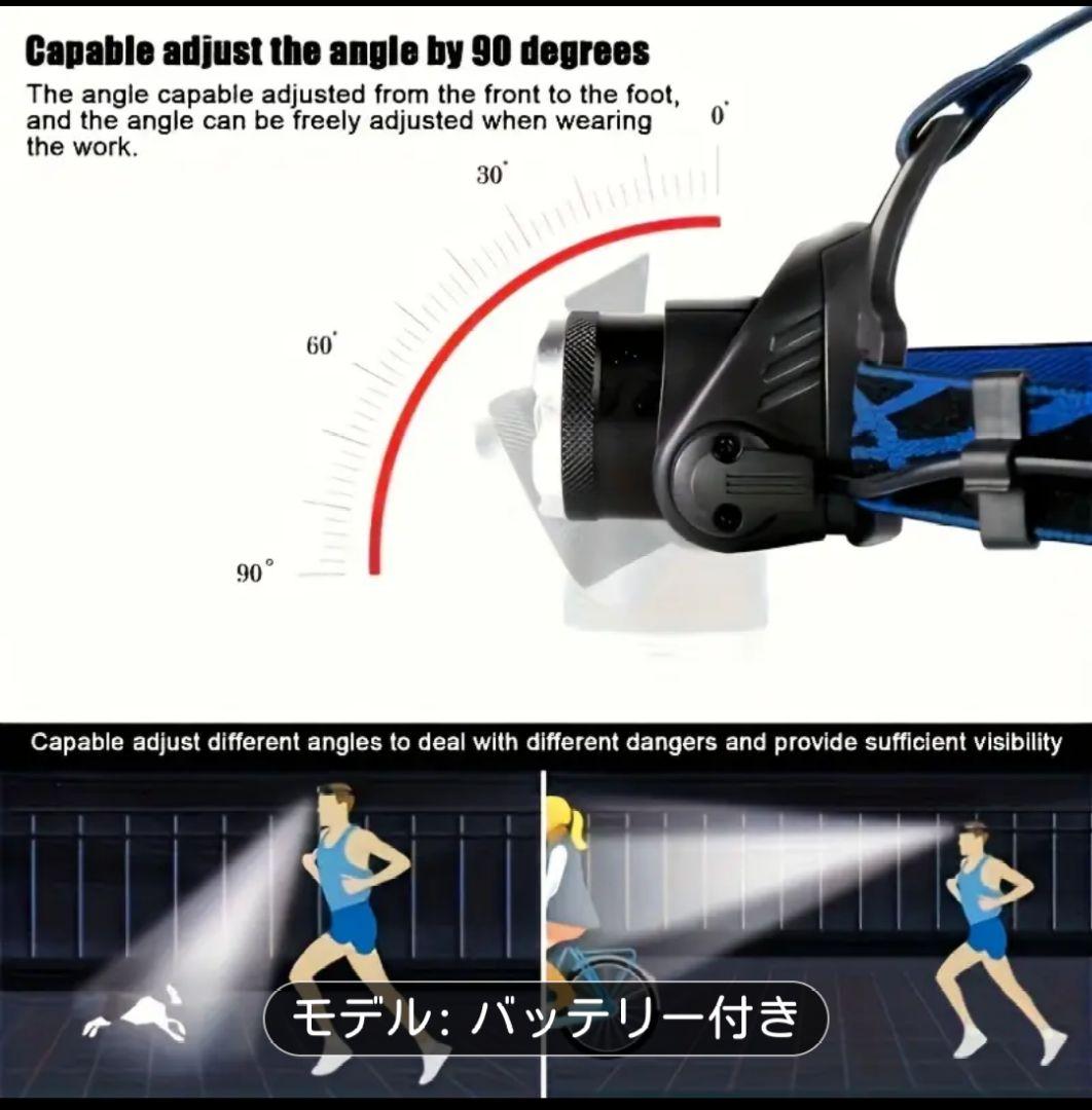 『超高性能』バイカラー赤外線ランプ付きーLEDヘッドランプ