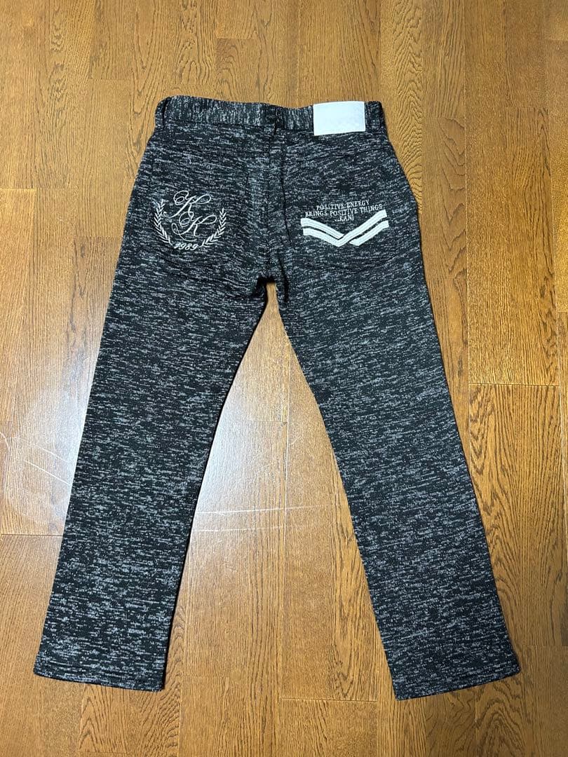 KARL KANI GOLF カールカナイゴルフ ロングパンツ 黒杢 L
