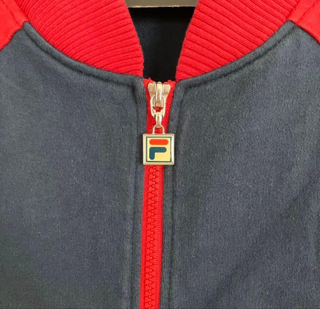 【ヴィンテージ】FILA フィラ トラックジャケット トリコロール 綿100%