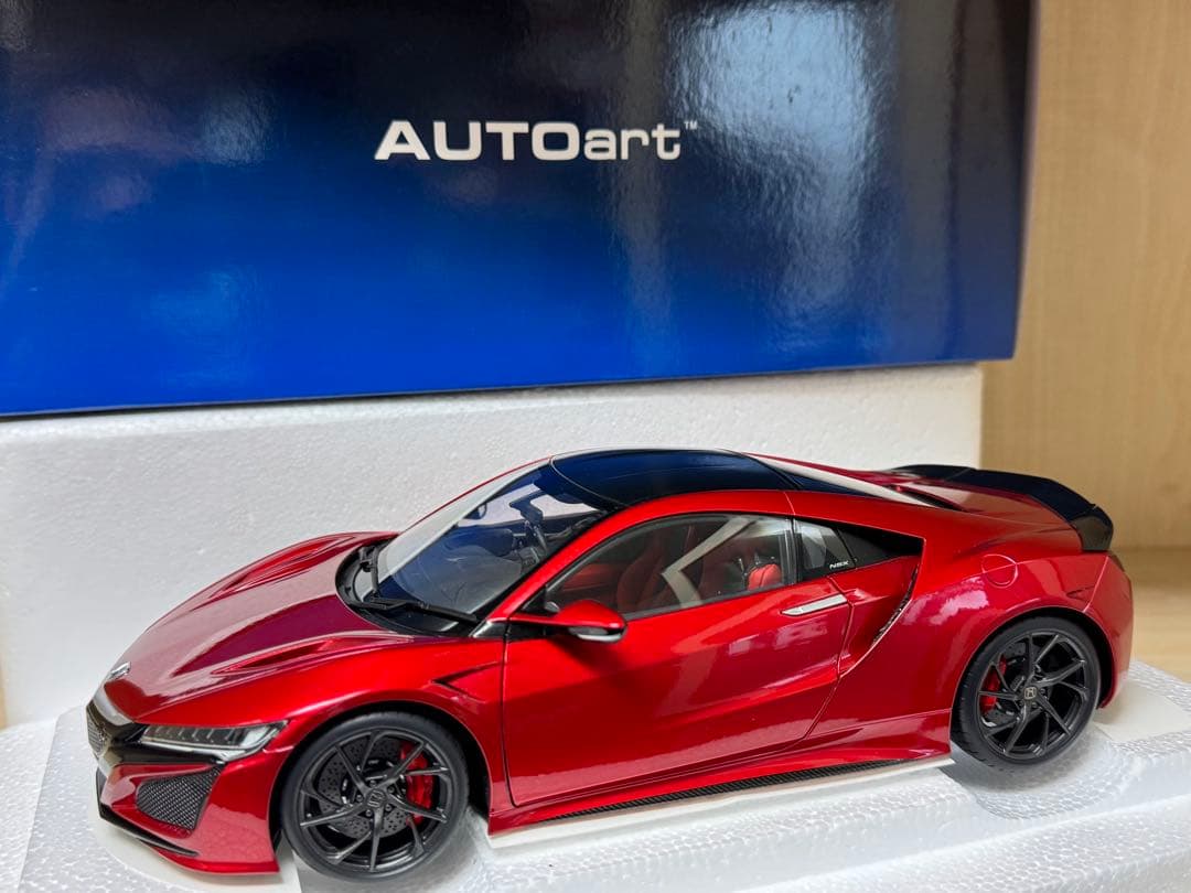 1/18オートアートホンダNSX (NC1)パールレッド