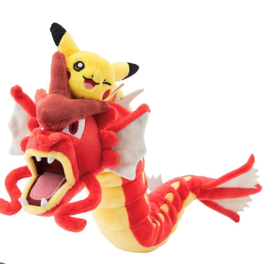 ポケモンセンター　ヒロシマ　赤いギャラドス　ピカチュウ　ぬいぐるみ