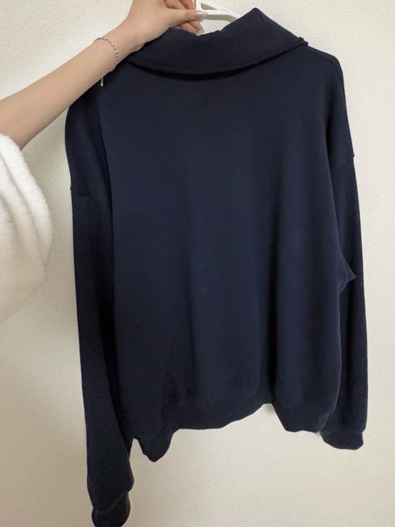 Matin Kim 2024 ハーフジップ スウェット L タグ付き 新品