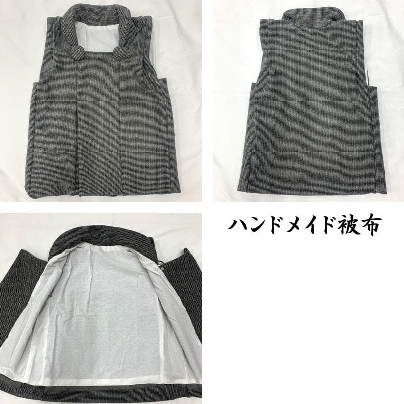 601ab1□七五三 三歳 男児 着物&被布&長襦袢 五つ紋 兜□美品
