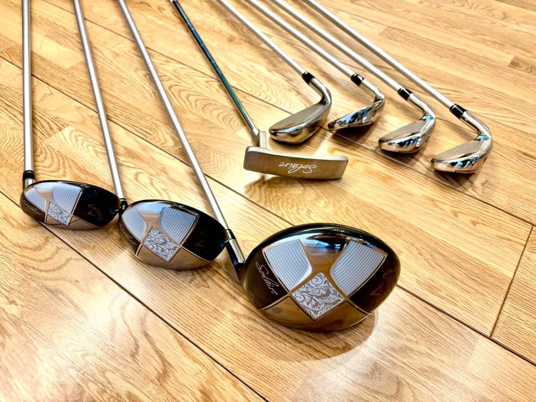 【美品】Callaway レディース ゴルフクラブセット8本 右