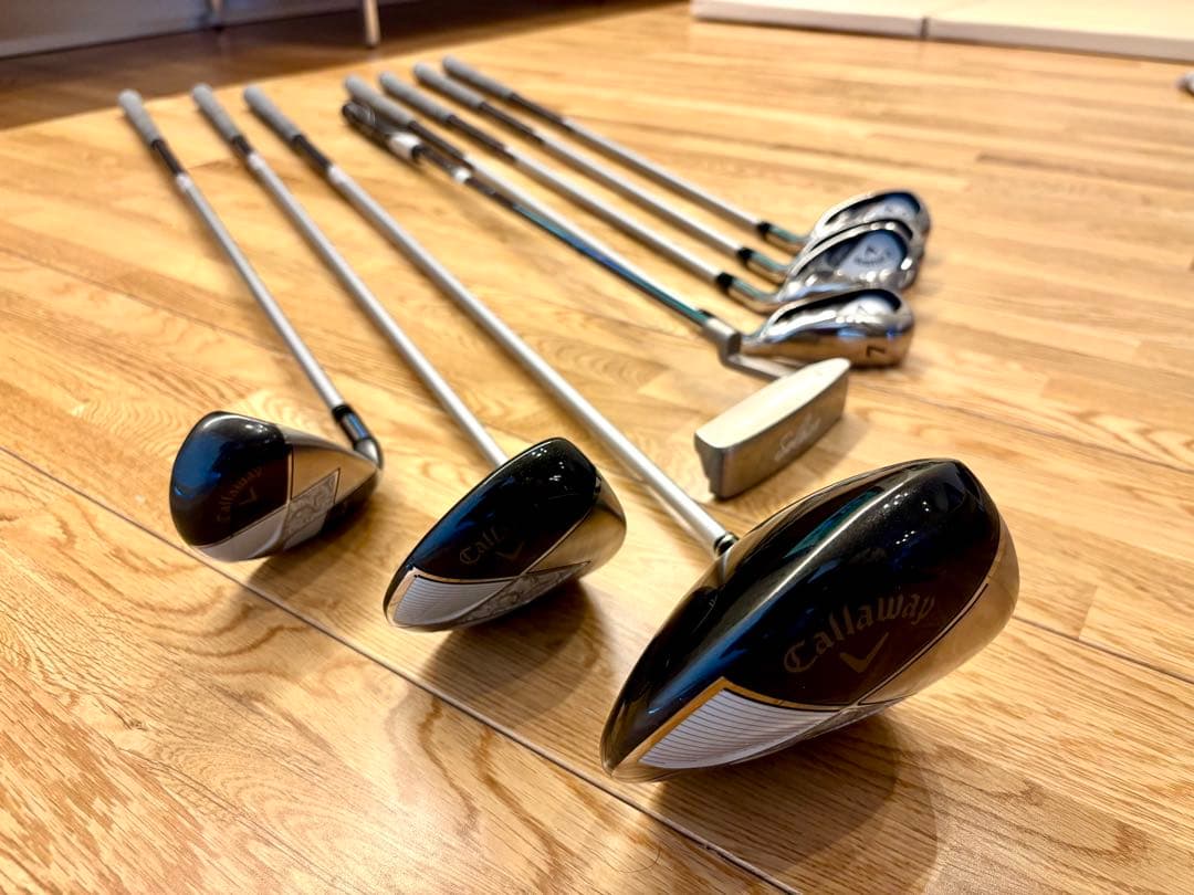【美品】Callaway レディース ゴルフクラブセット8本 右