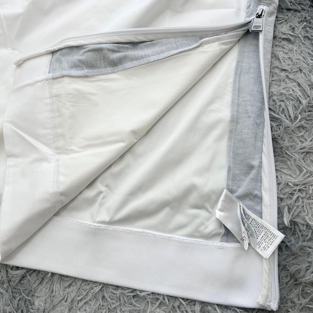 新品　LUXEAKMPLUS ハーフジップ　プルオーバー　防風　ホワイト　XL
