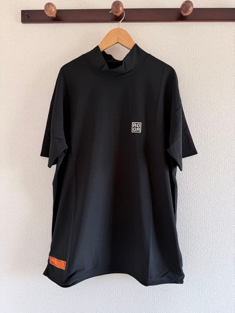 RUFFLOG MOCK NECK TEE ラフロッグ　サイズXL ブラック