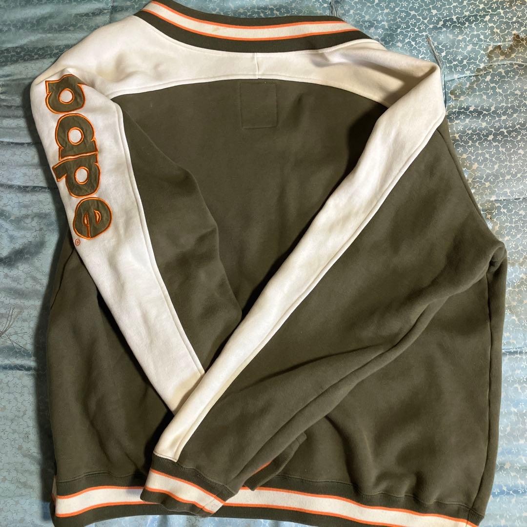 BAPE XL オリーブジャケット　スタジャン