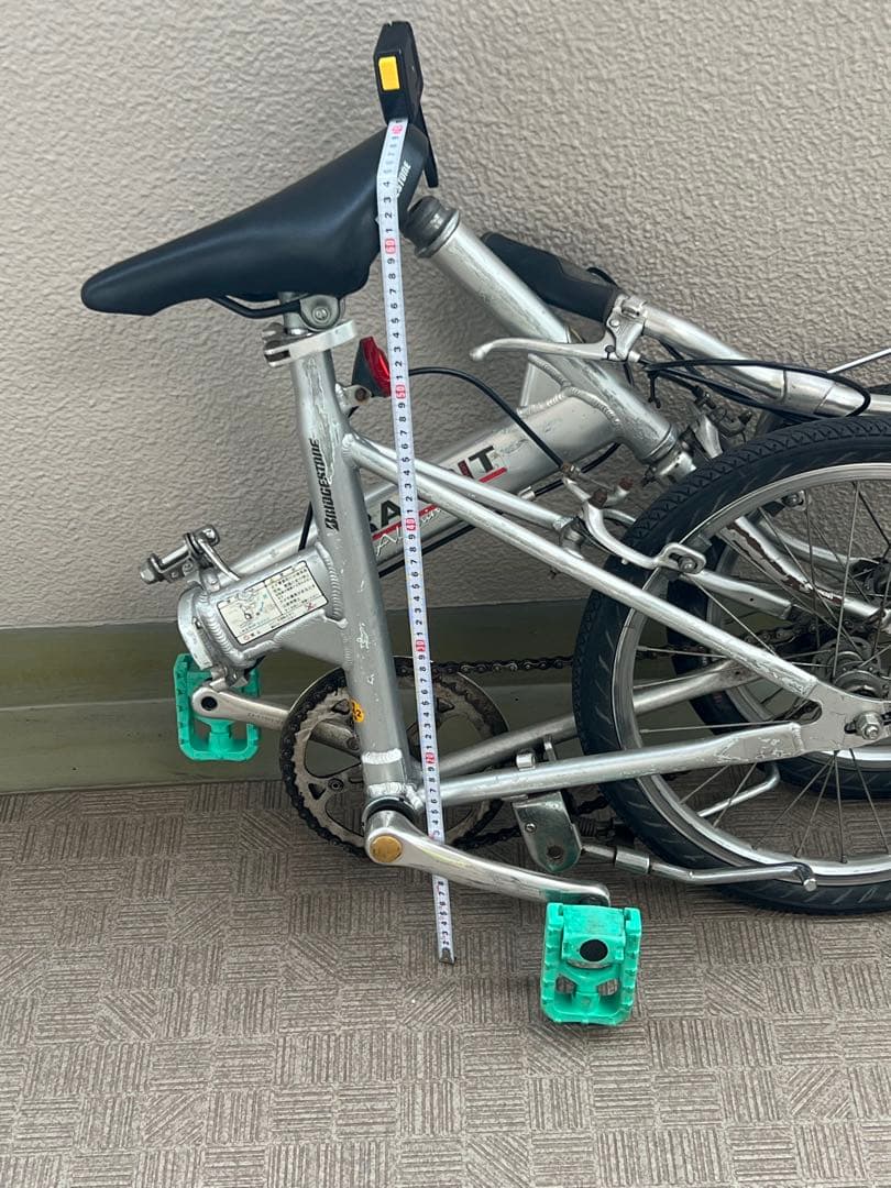 麦*ん様 折りたたみ自転車　ブリヂストン　トランジットライト　9.6Kg ８０✖