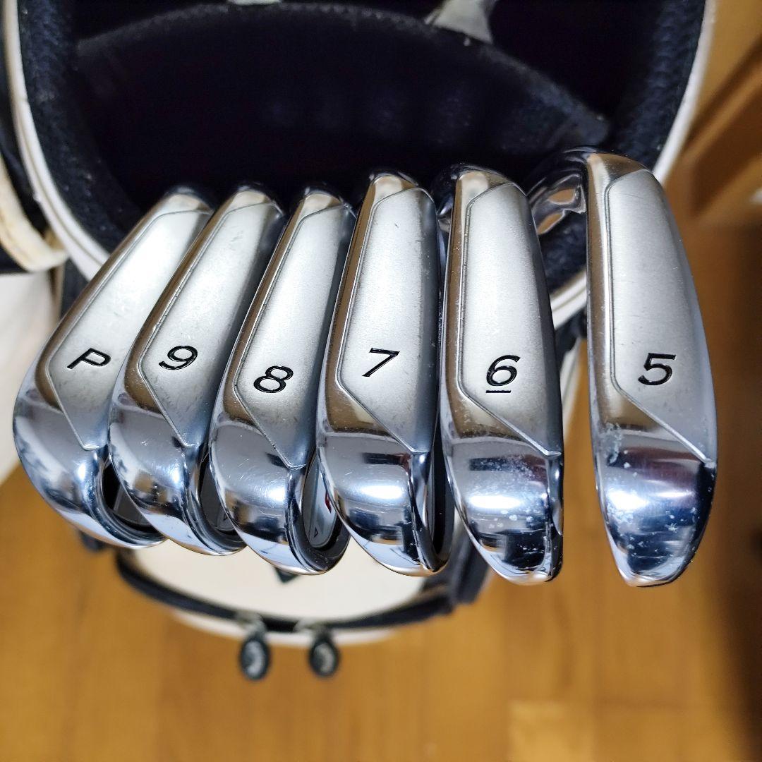 メンズゴルフクラブセット　9本セット　バッグ2点付き