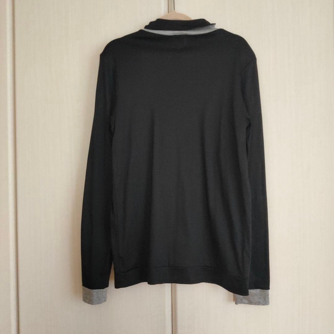 アルチビオ襟付カットソー長袖38M黒MASTERBUNNYEDITIONスカート