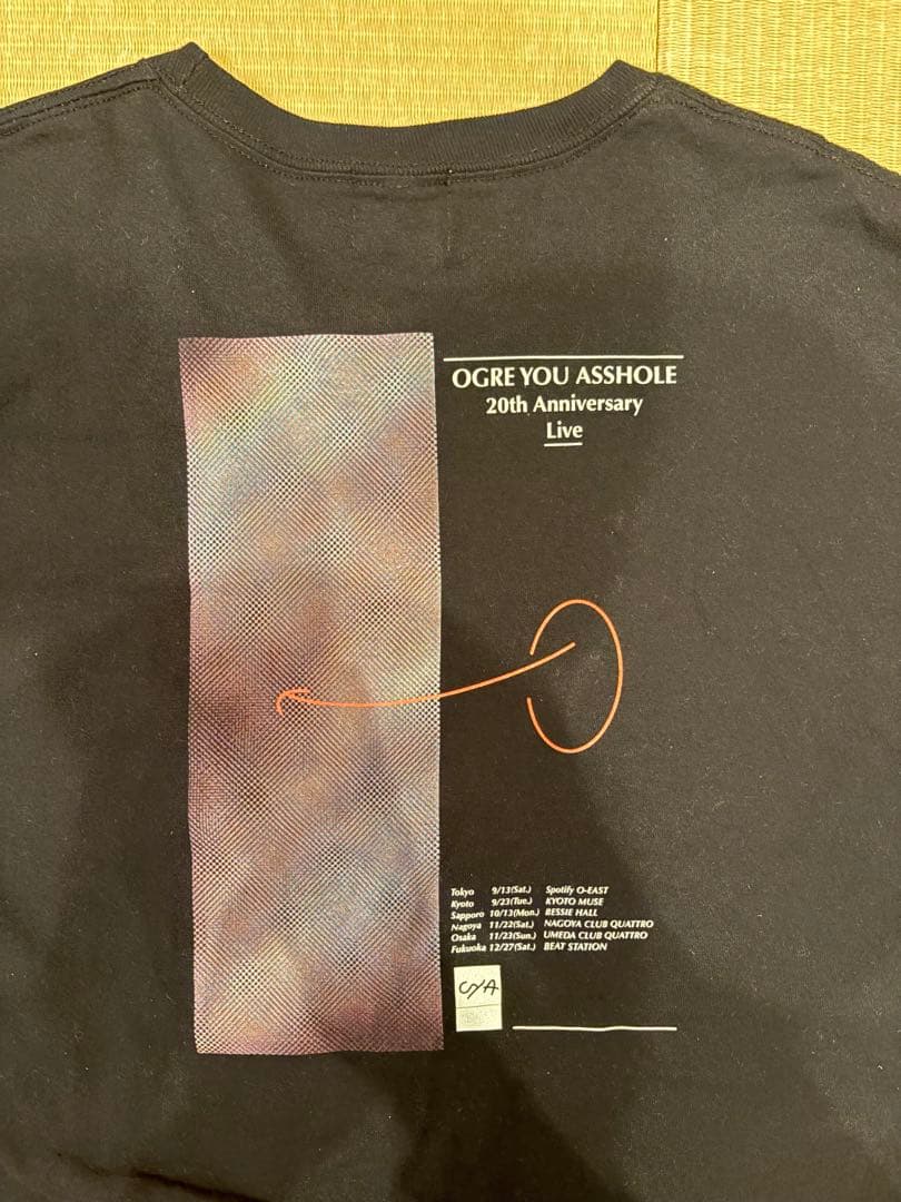 OGRE YOU ASSHOLE 20周年記念ライブ　長袖Tシャツ