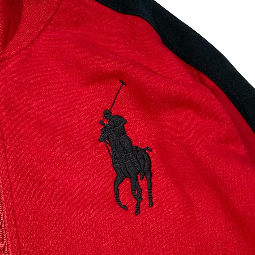 POLO ラルフローレン フルジップ ジャケット XL レッド 012 スペイン