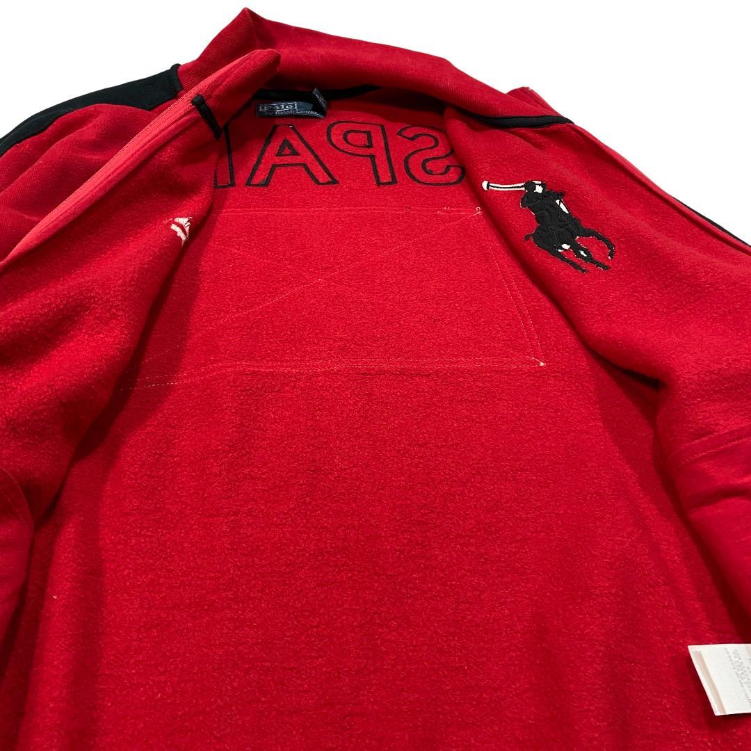 POLO ラルフローレン フルジップ ジャケット XL レッド 012 スペイン