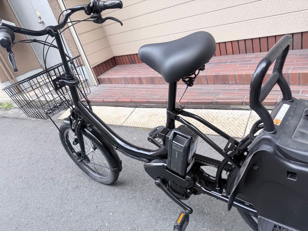 子供乗せ　ヤマハ　電動アシスト自転車 チャイルドシート付き ブラック
