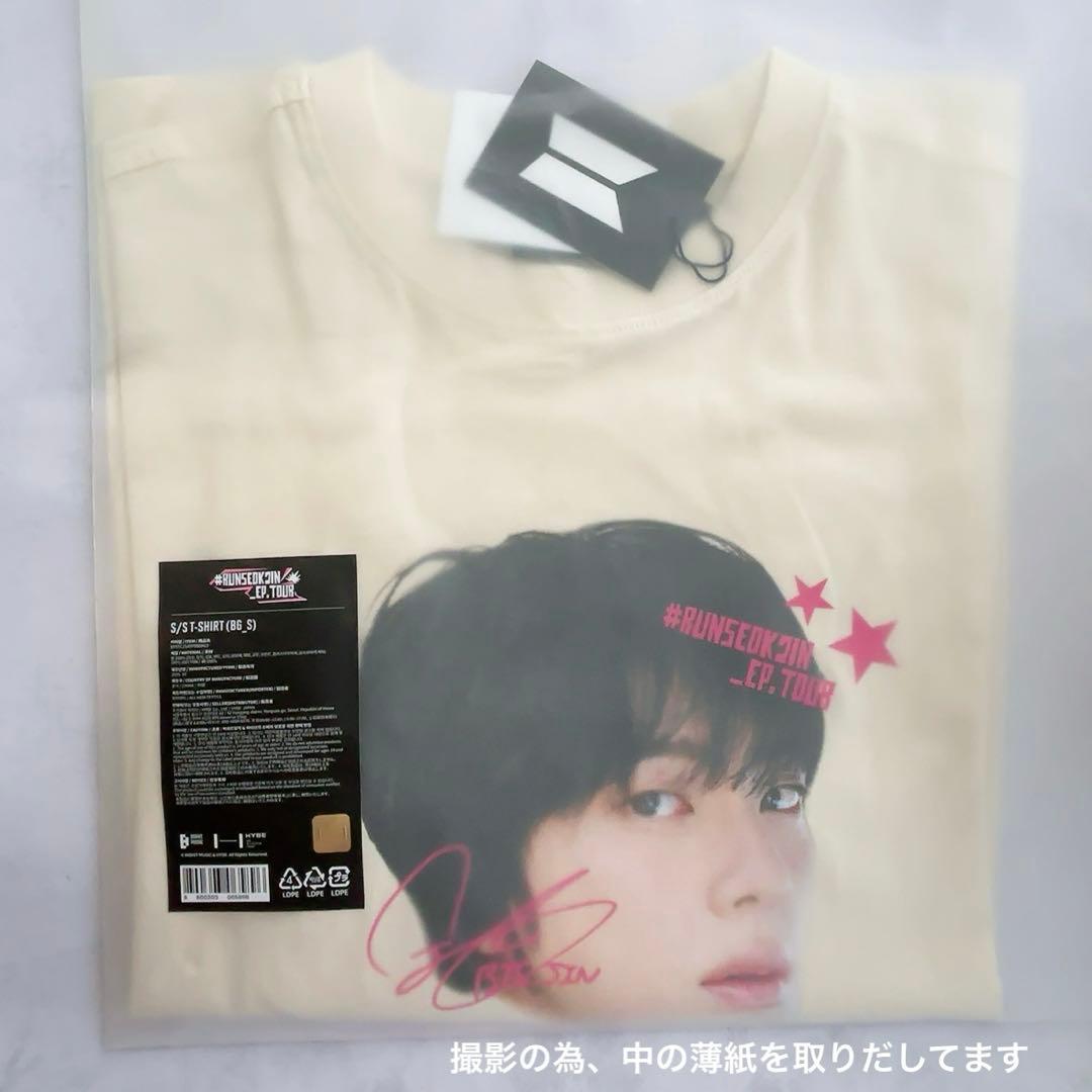 【おまけ付】 BTS ジン JIN RUNSEOKJIN 顔Tシャツ S 公式