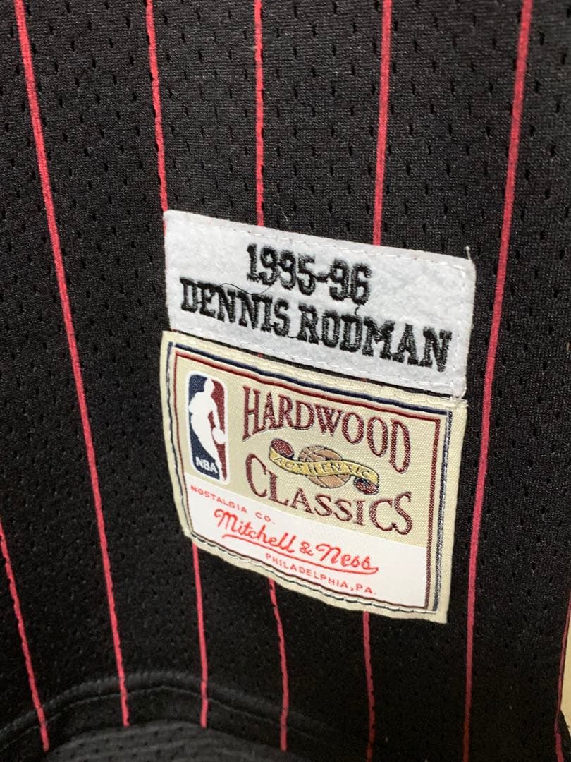 【未使用】Mitchell＆Ness NBA BULLS RODMAN 91