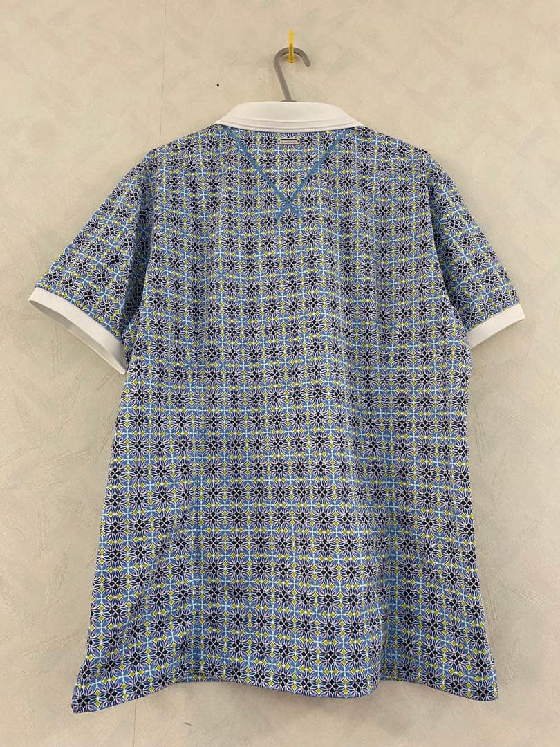 美品 St ANDREWS SCOTLAND ポロシャツ LL メンズ 総柄