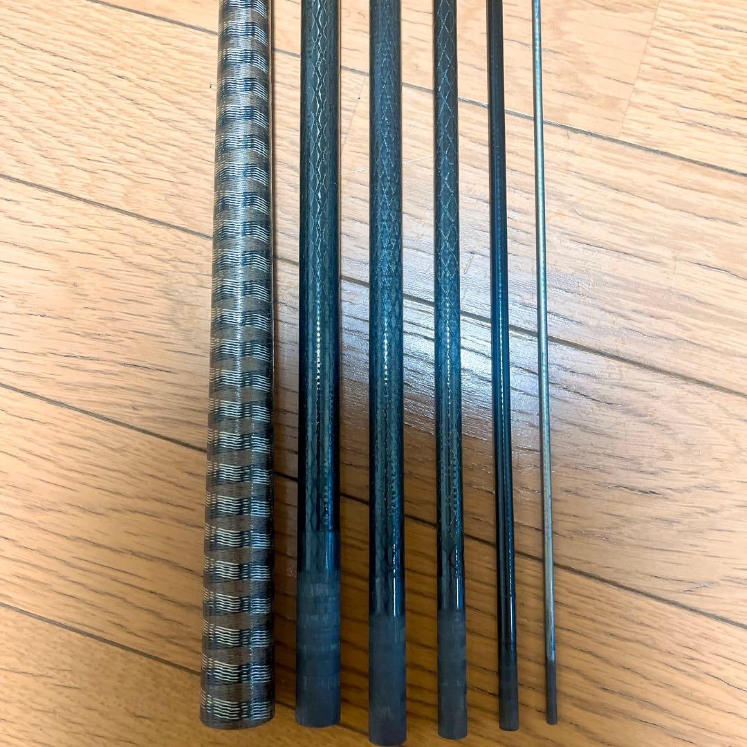 超希少 ダイワ 波紋粋 硬調 21尺 POWER MESH 和竿 ヘラ