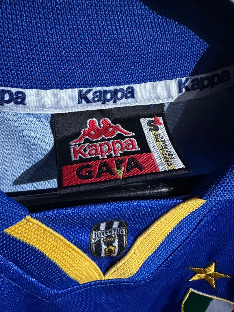 ビンテージレア‼️ユベントス‼️Kappa サッカーシャツ 青