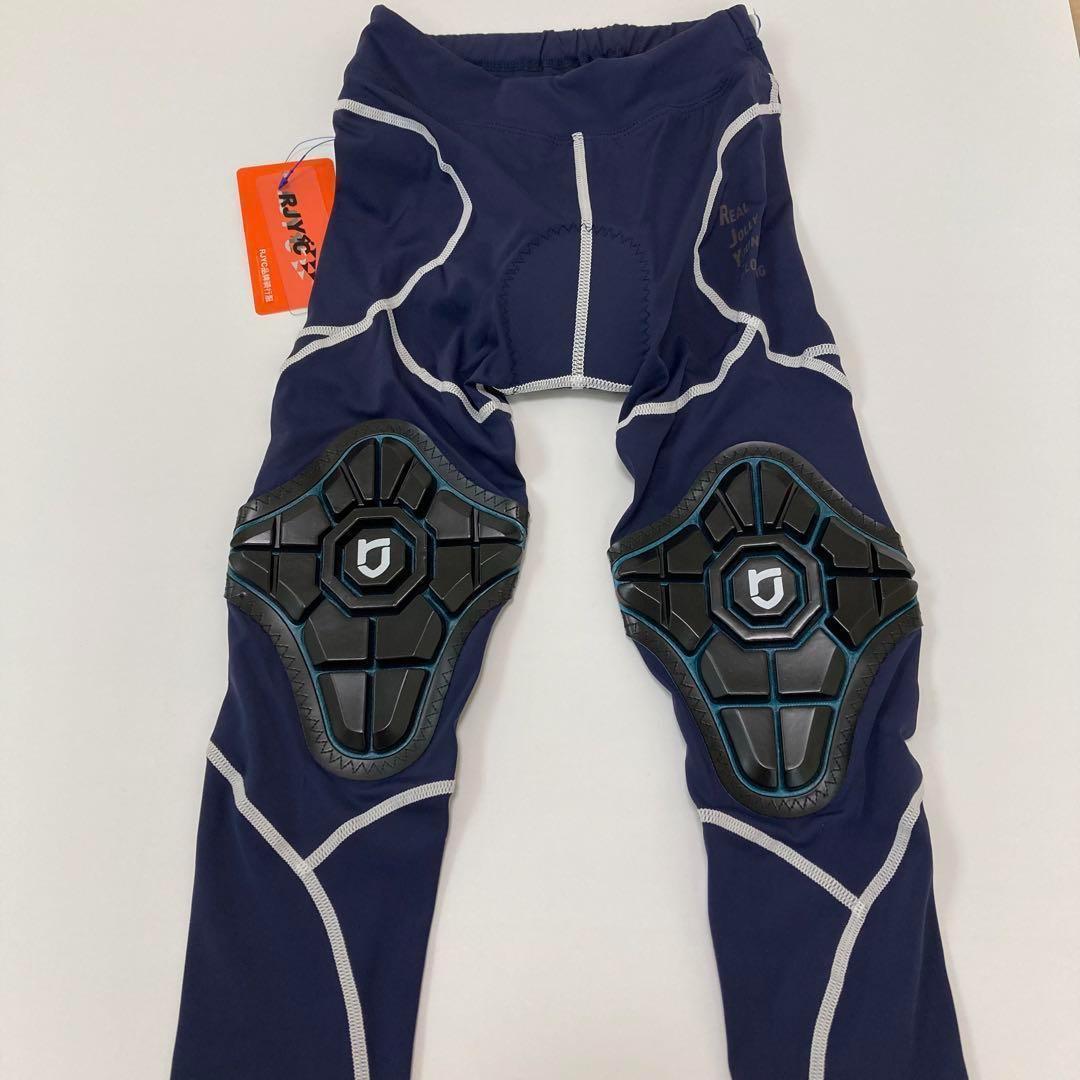 サイクルパンツ キッズ 全4サイズ ネイビー×ホワイト ランバイク ストライダー